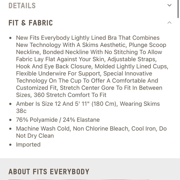 SKIMS Umber Plunge Bra - Picture 5 of 9